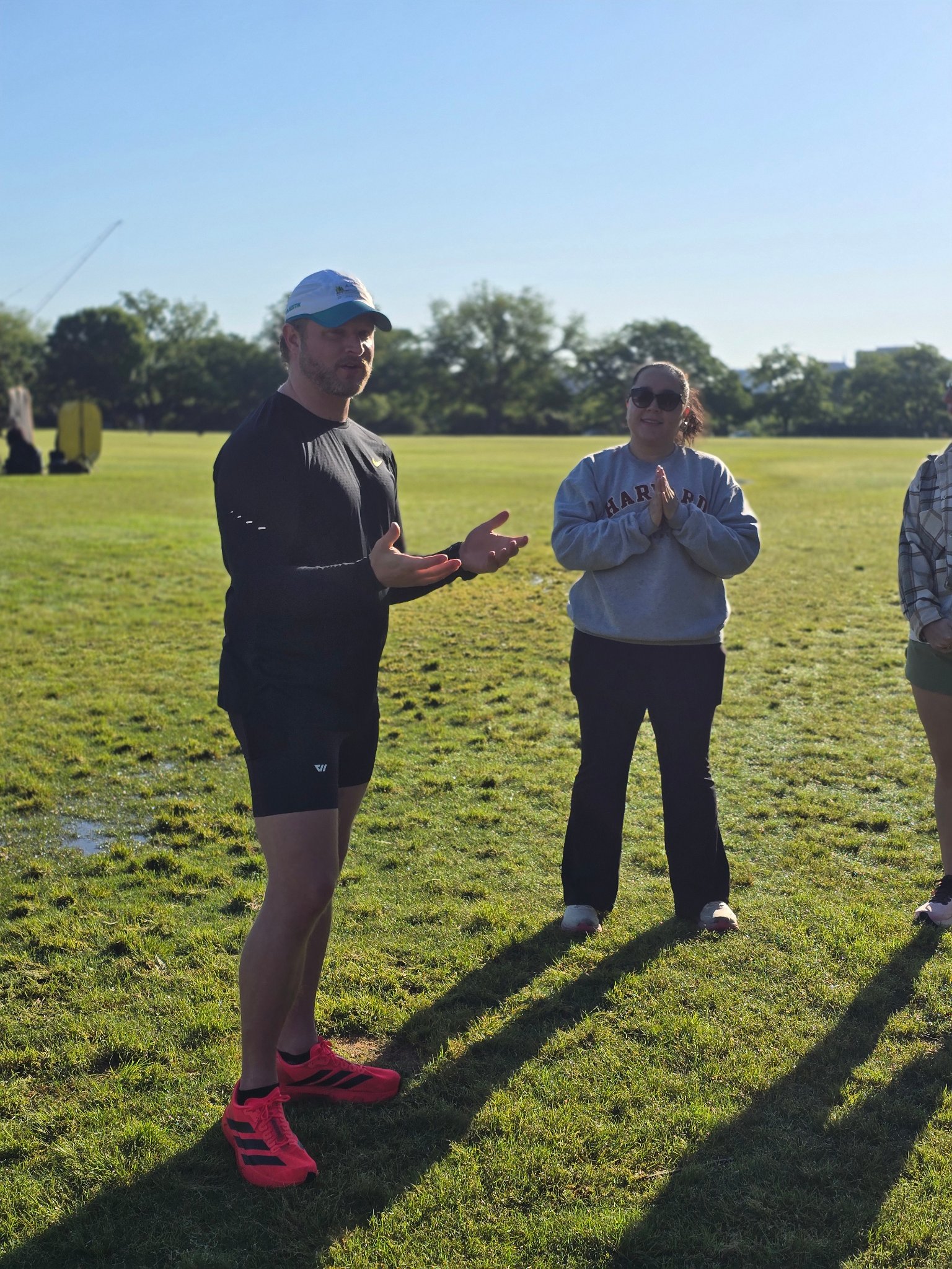 Dan coaching VALO fitness group outdoors